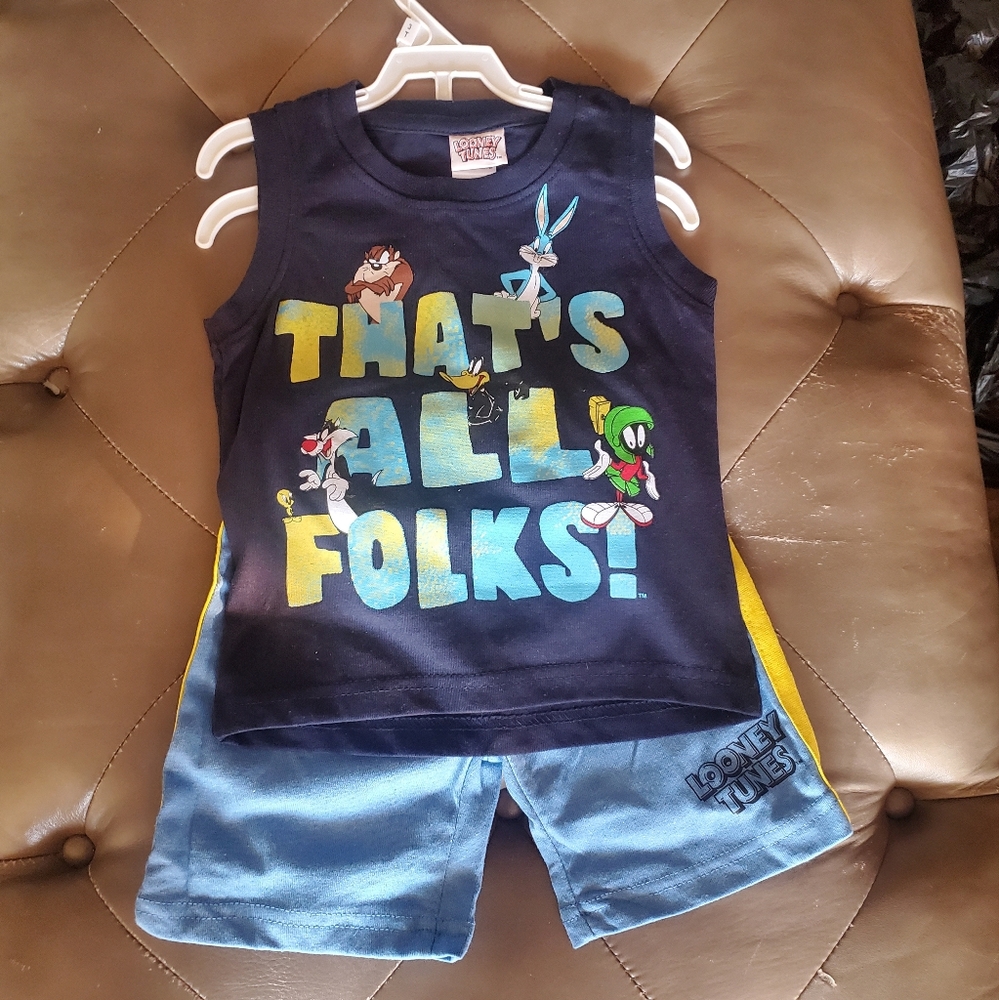 LOONEY TUNES Baby Boys Short Set Size 3T
